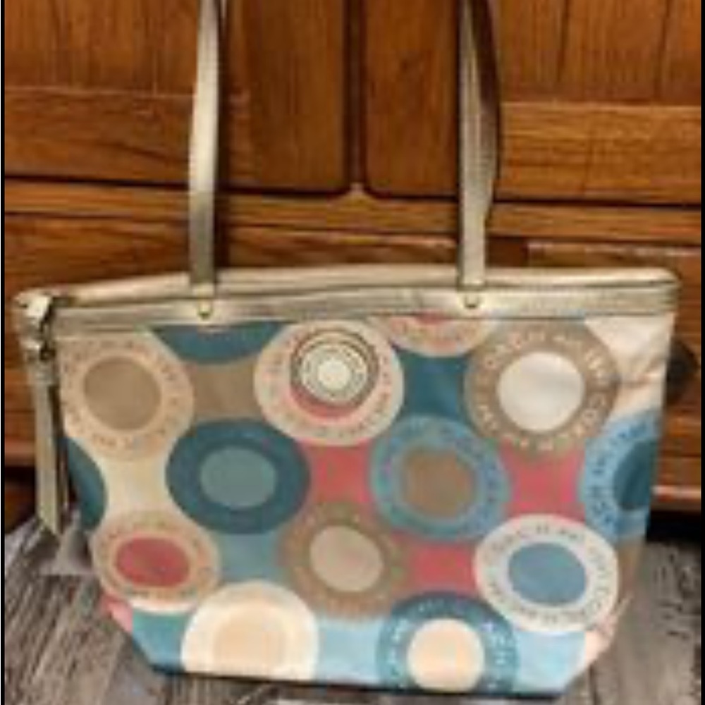 Coach SoHo Sateen Circles Handbag
